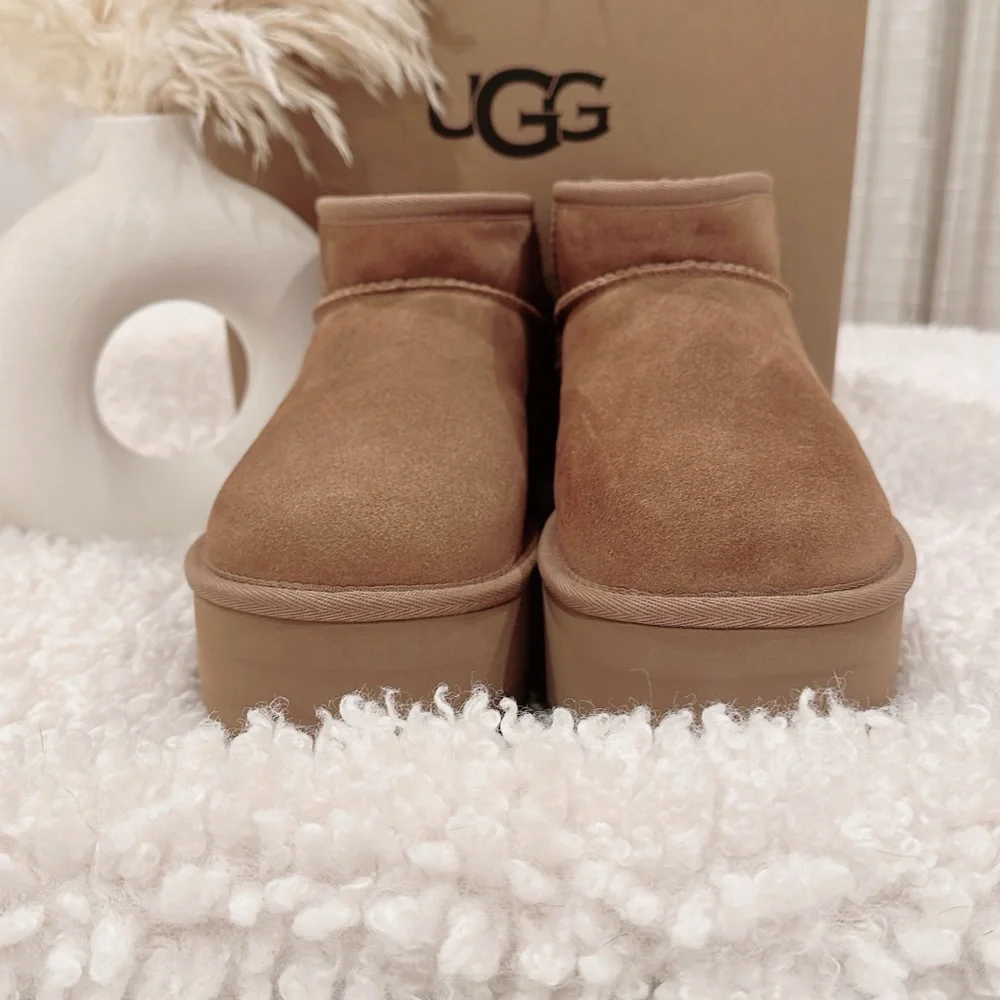 UGG Women's Tan Suede Shoes - Picture 5 of 7